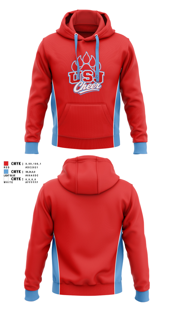 Hoodie, USJ Bruins, Spirit Store, Teamtime, Team time, sublimation, custom sports apparel, team uniforms, spirit wear, spiritwear, sports uniforms, custom shirts, team store, custom team store, fundraiser sports, apparel fundraiser