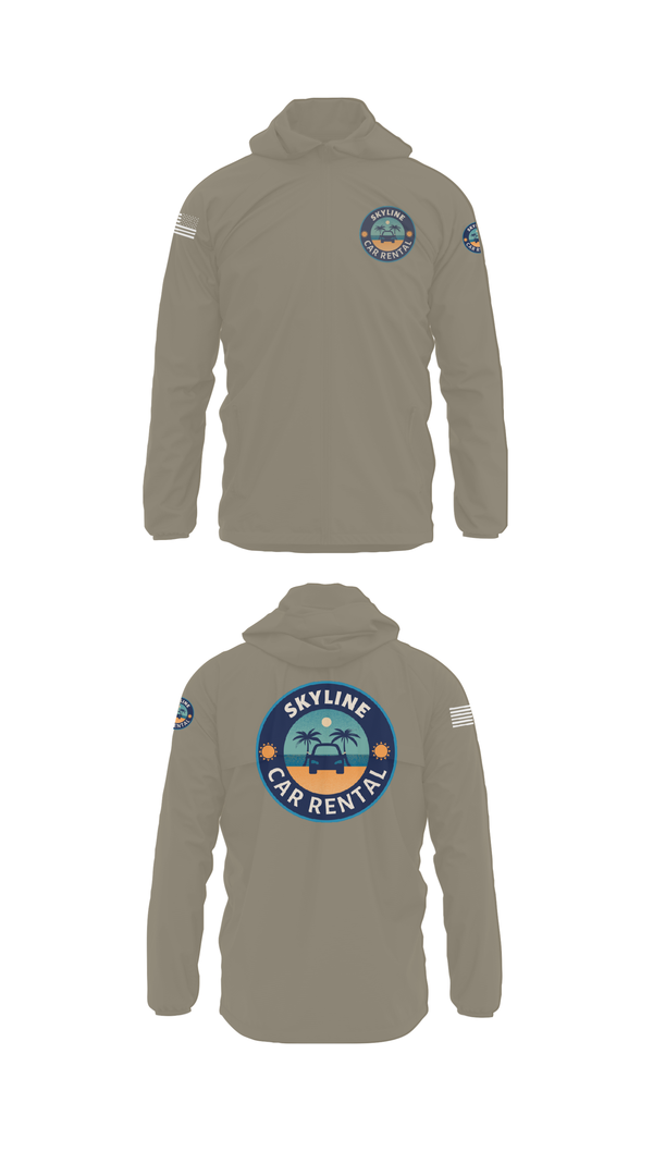 Windbreaker, Skyline Car Rental, Men's Basketball, Teamtime, Team time, sublimation, custom sports apparel, team uniforms, spirit wear, spiritwear, sports uniforms, custom shirts, team store, custom team store, fundraiser sports, apparel fundraiser