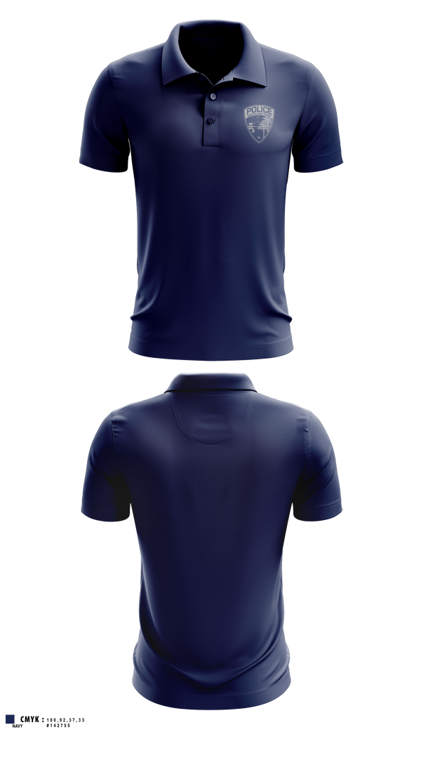 Short Sleeve Performance Polo, City of South Daytona Public Safety, Police, Teamtime, Team time, sublimation, custom sports apparel, team uniforms, spirit wear, spiritwear, sports uniforms, custom shirts, team store, custom team store, fundraiser sports, apparel fundraiser