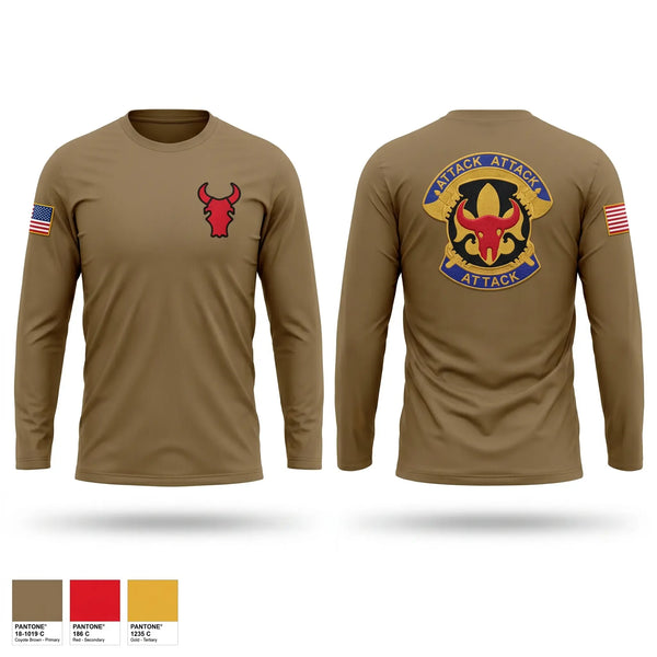 Long Sleeve Performance Shirt, 1/34 ABCT, National Guard, Teamtime, Team time, sublimation, custom sports apparel, team uniforms, spirit wear, spiritwear, sports uniforms, custom shirts, team store, custom team store, fundraiser sports, apparel fundraiser