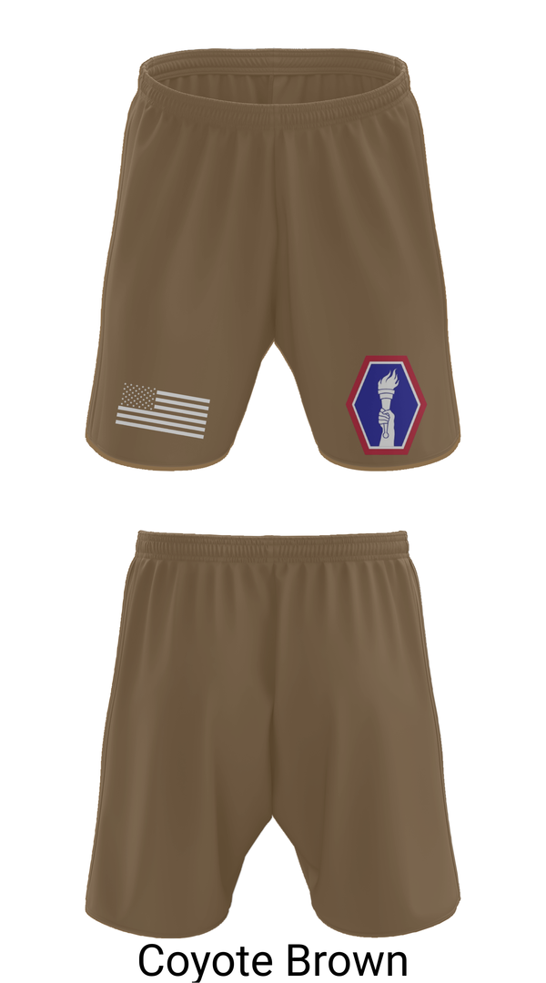 Athletic Shorts With Pockets, 100 Battalion 442 Infantry, Army, Teamtime, Team time, sublimation, custom sports apparel, team uniforms, spirit wear, spiritwear, sports uniforms, custom shirts, team store, custom team store, fundraiser sports, apparel fundraiser