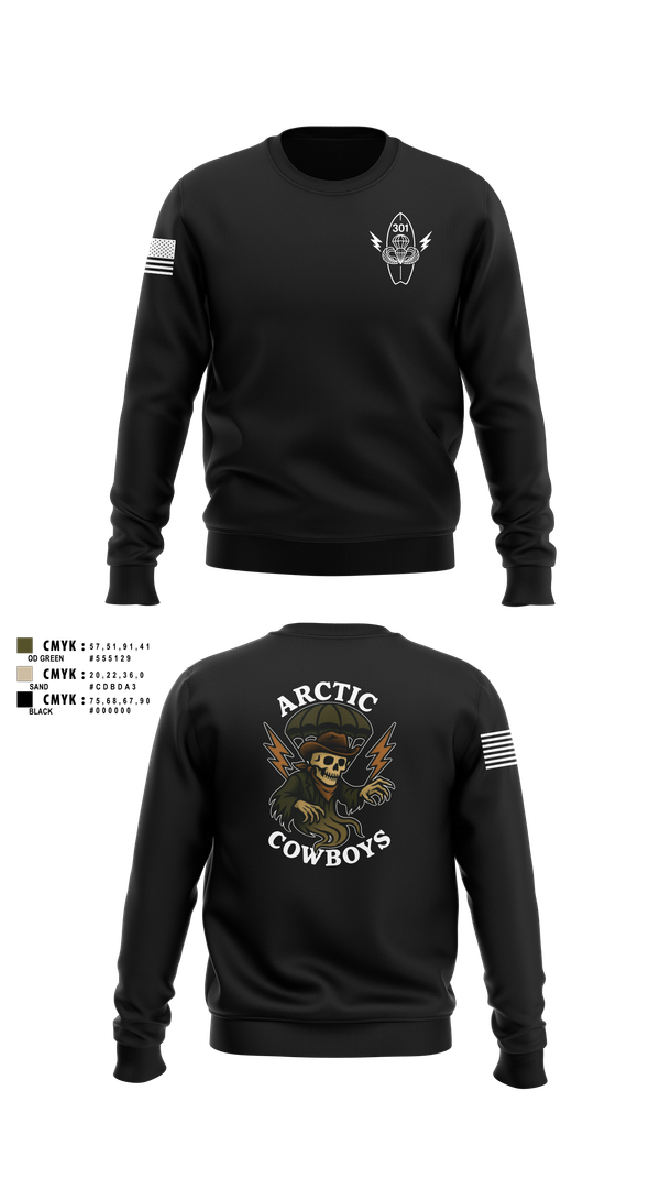 Crew Neck Sweatshirt, 301, Army, Teamtime, Team time, sublimation, custom sports apparel, team uniforms, spirit wear, spiritwear, sports uniforms, custom shirts, team store, custom team store, fundraiser sports, apparel fundraiser