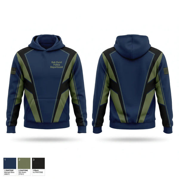 Hoodie, Oak Point Police DepartmentOak Point Police Department, Police, Teamtime, Team time, sublimation, custom sports apparel, team uniforms, spirit wear, spiritwear, sports uniforms, custom shirts, team store, custom team store, fundraiser sports, apparel fundraiser