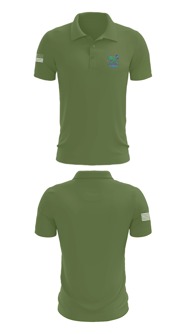 Short Sleeve Performance Polo, 130 FAB, Army, Teamtime, Team time, sublimation, custom sports apparel, team uniforms, spirit wear, spiritwear, sports uniforms, custom shirts, team store, custom team store, fundraiser sports, apparel fundraiser