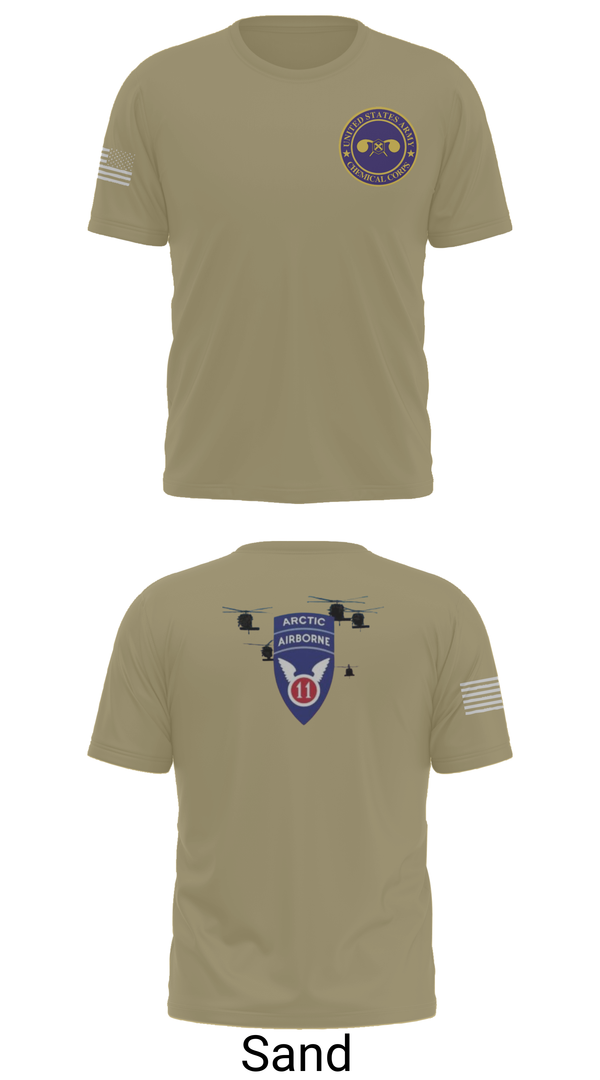 Old School Cotton Feel Shirt, 440th CBRN CO, , Teamtime, Team time, sublimation, custom sports apparel, team uniforms, spirit wear, spiritwear, sports uniforms, custom shirts, team store, custom team store, fundraiser sports, apparel fundraiser