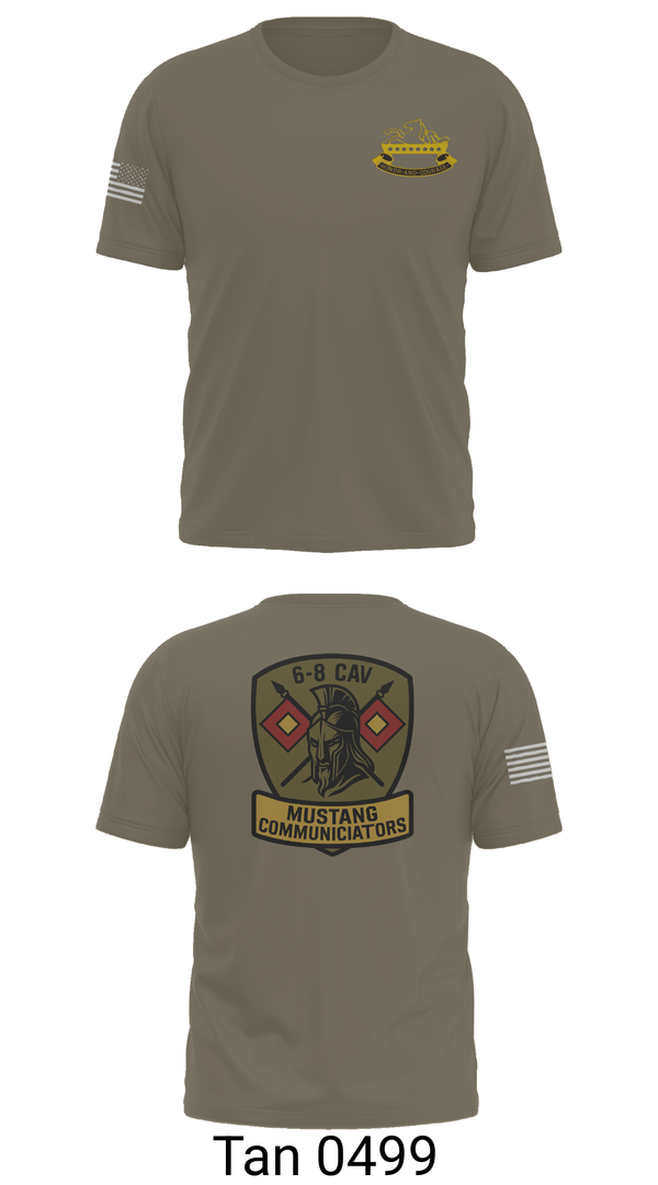 Short Sleeve Performance Shirt, 6-8 CAV, , Teamtime, Team time, sublimation, custom sports apparel, team uniforms, spirit wear, spiritwear, sports uniforms, custom shirts, team store, custom team store, fundraiser sports, apparel fundraiser