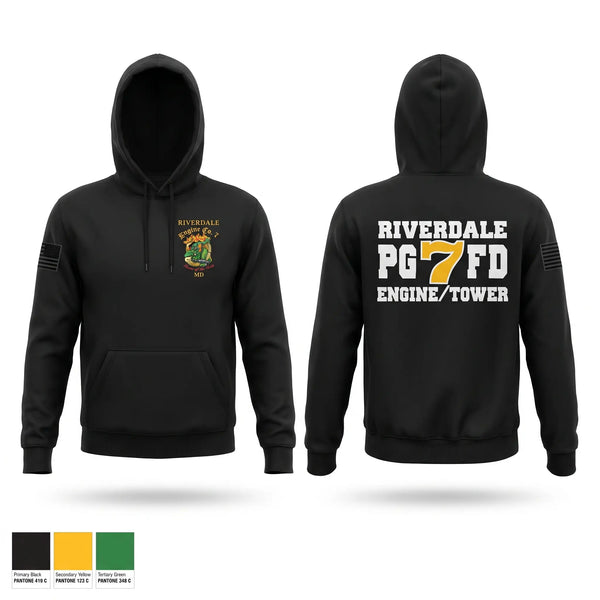 Hoodie, RIVERDALE FIRE DEPARTMENT, Fire Department, Teamtime, Team time, sublimation, custom sports apparel, team uniforms, spirit wear, spiritwear, sports uniforms, custom shirts, team store, custom team store, fundraiser sports, apparel fundraiser