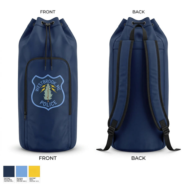 Gear Bag, Westbrook Police, Police, Teamtime, Team time, sublimation, custom sports apparel, team uniforms, spirit wear, spiritwear, sports uniforms, custom shirts, team store, custom team store, fundraiser sports, apparel fundraiser