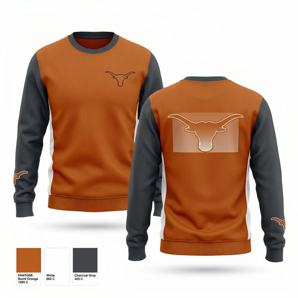 Crew Neck Sweatshirt, Los Gatos Longhorns, , Teamtime, Team time, sublimation, custom sports apparel, team uniforms, spirit wear, spiritwear, sports uniforms, custom shirts, team store, custom team store, fundraiser sports, apparel fundraiser