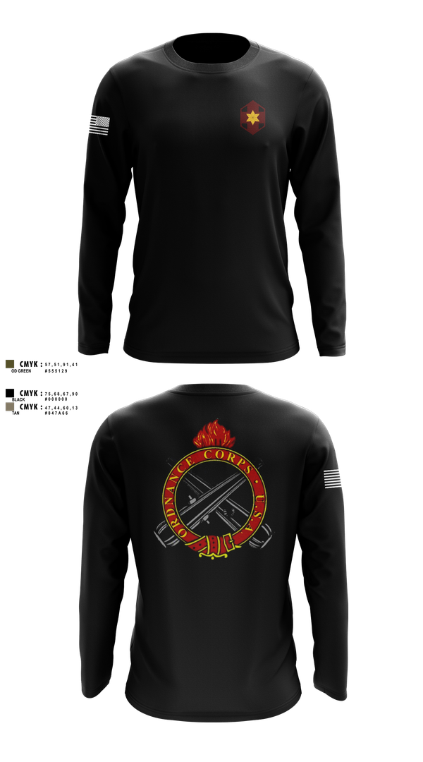 Long Sleeve Performance Shirt, 405th Field Hospital, , Teamtime, Team time, sublimation, custom sports apparel, team uniforms, spirit wear, spiritwear, sports uniforms, custom shirts, team store, custom team store, fundraiser sports, apparel fundraiser