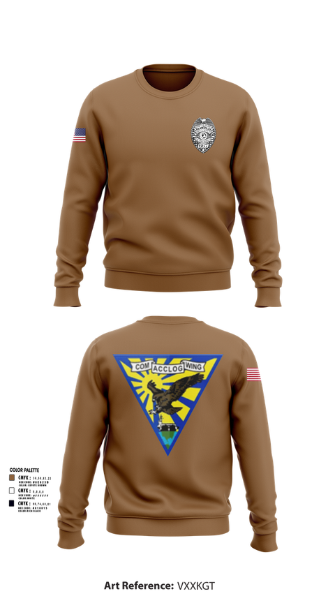 Crew Neck Sweatshirt, ACCLOGWING SECURITY, , Teamtime, Team time, sublimation, custom sports apparel, team uniforms, spirit wear, spiritwear, sports uniforms, custom shirts, team store, custom team store, fundraiser sports, apparel fundraiser