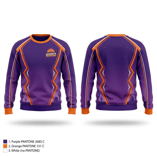Crew Neck Sweatshirt, Sahuarita Desert Heat, Men's Basketball, Teamtime, Team time, sublimation, custom sports apparel, team uniforms, spirit wear, spiritwear, sports uniforms, custom shirts, team store, custom team store, fundraiser sports, apparel fundraiser