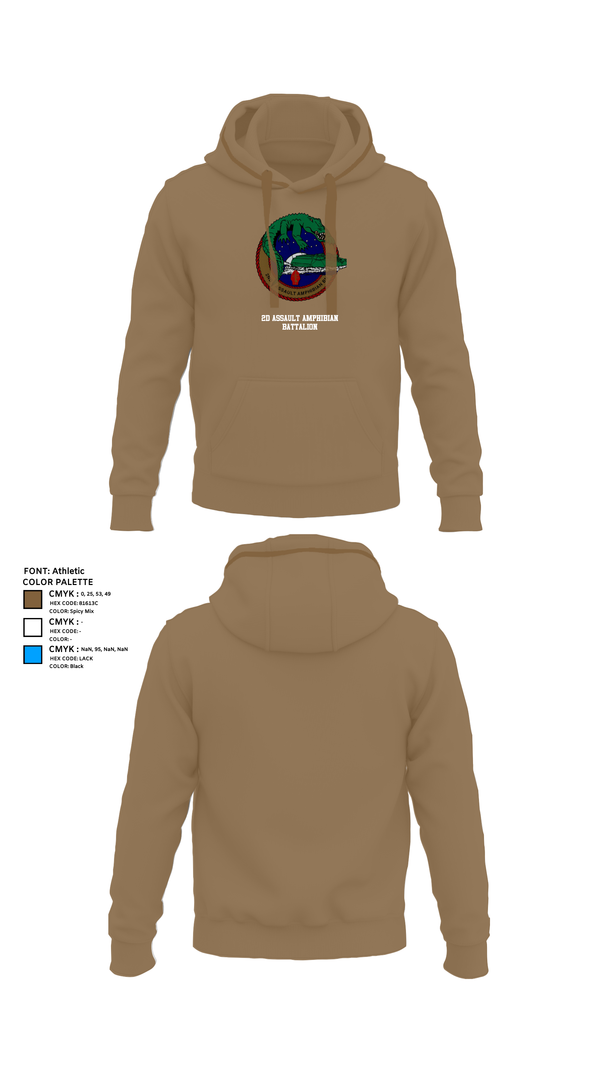 Hoodie, 2d Assault Amphibian Battalion, , Teamtime, Team time, sublimation, custom sports apparel, team uniforms, spirit wear, spiritwear, sports uniforms, custom shirts, team store, custom team store, fundraiser sports, apparel fundraiser