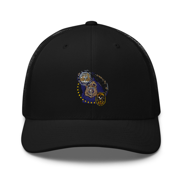 Police Department Academy 26016333 Retro Trucker Hat | Yupoong 6606