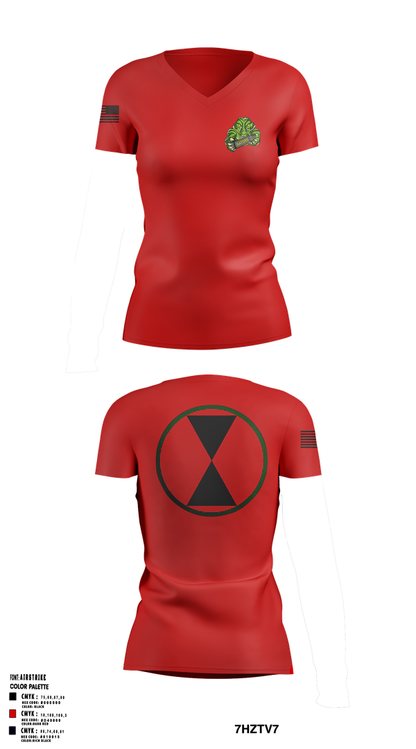 Womens Short Sleeve Vneck Shirt, 2-17 FA Filthy 1st, Army, Teamtime, Team time, sublimation, custom sports apparel, team uniforms, spirit wear, spiritwear, sports uniforms, custom shirts, team store, custom team store, fundraiser sports, apparel fundraiser
