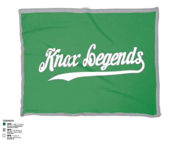 Blanket, Knox Legends, Baseball, Teamtime, Team time, sublimation, custom sports apparel, team uniforms, spirit wear, spiritwear, sports uniforms, custom shirts, team store, custom team store, fundraiser sports, apparel fundraiser