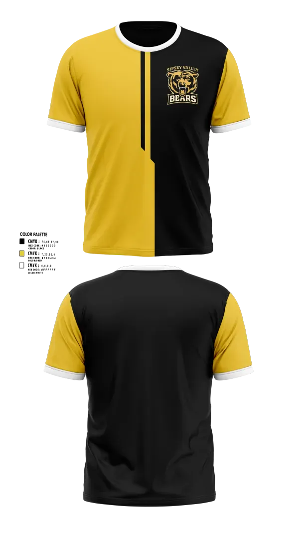 Short Sleeve Performance Shirt, Sipsey Valley Bears, Baseball, Teamtime, Team time, sublimation, custom sports apparel, team uniforms, spirit wear, spiritwear, sports uniforms, custom shirts, team store, custom team store, fundraiser sports, apparel fundraiser