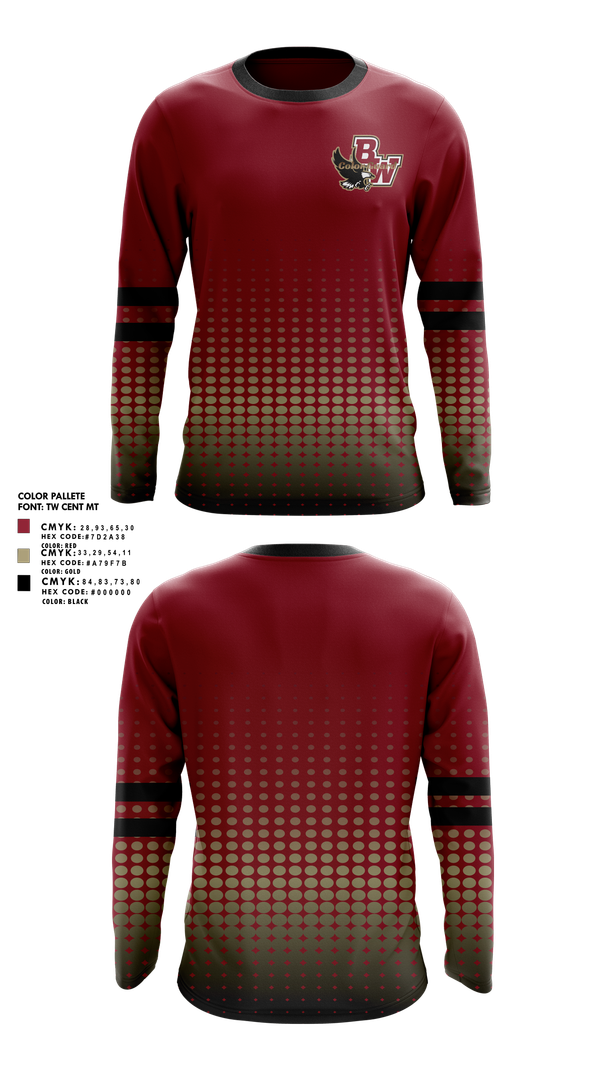 Long Sleeve Performance Shirt, Bishop Watterson Color Guard, Spirit Store, Teamtime, Team time, sublimation, custom sports apparel, team uniforms, spirit wear, spiritwear, sports uniforms, custom shirts, team store, custom team store, fundraiser sports, apparel fundraiser