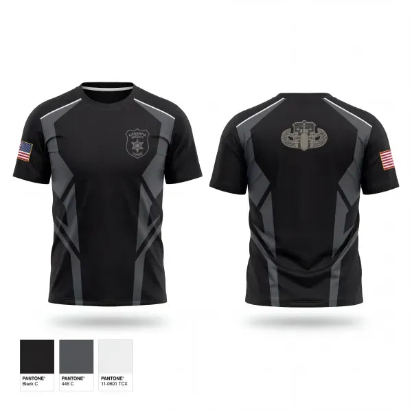 Short Sleeve Performance Shirt, Kanawha Sheriff Bomb Squad, Police, Teamtime, Team time, sublimation, custom sports apparel, team uniforms, spirit wear, spiritwear, sports uniforms, custom shirts, team store, custom team store, fundraiser sports, apparel fundraiser