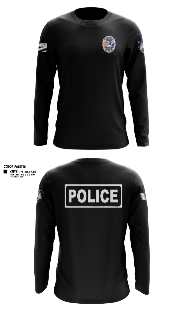 Long Sleeve Performance Shirt, Laurens Police, Police, Teamtime, Team time, sublimation, custom sports apparel, team uniforms, spirit wear, spiritwear, sports uniforms, custom shirts, team store, custom team store, fundraiser sports, apparel fundraiser