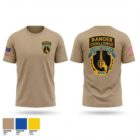 Old School Cotton Feel Shirt, Garry Owen ROTC, Army, Teamtime, Team time, sublimation, custom sports apparel, team uniforms, spirit wear, spiritwear, sports uniforms, custom shirts, team store, custom team store, fundraiser sports, apparel fundraiser