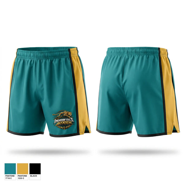 Track Shorts, Inland Immortals STRIDE, Track & Field, Teamtime, Team time, sublimation, custom sports apparel, team uniforms, spirit wear, spiritwear, sports uniforms, custom shirts, team store, custom team store, fundraiser sports, apparel fundraiser