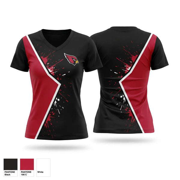 Womens Short Sleeve Vneck Shirt, Potts Camp High School Basketball, Women's Basketball, Teamtime, Team time, sublimation, custom sports apparel, team uniforms, spirit wear, spiritwear, sports uniforms, custom shirts, team store, custom team store, fundraiser sports, apparel fundraiser