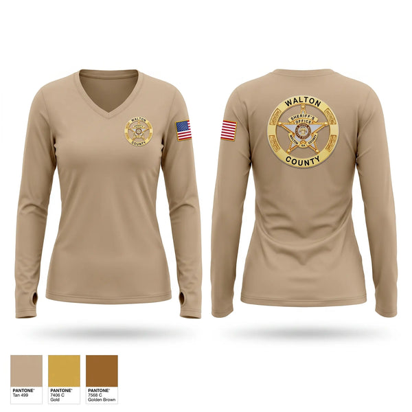 Womens Long Sleeve Vneck Shirt, Bravo Shift, Police, Teamtime, Team time, sublimation, custom sports apparel, team uniforms, spirit wear, spiritwear, sports uniforms, custom shirts, team store, custom team store, fundraiser sports, apparel fundraiser