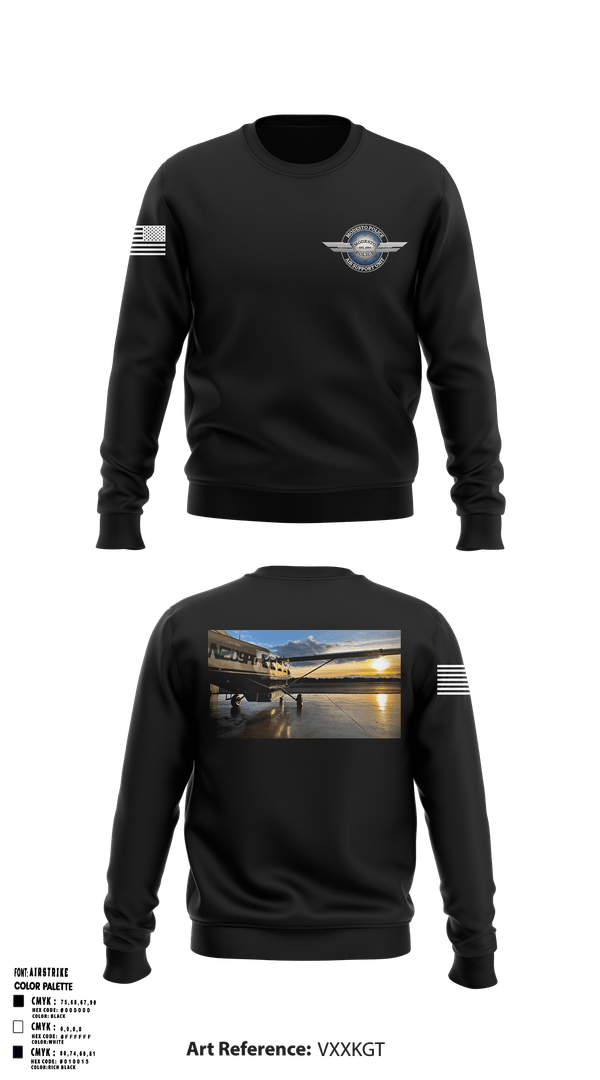 Crew Neck Sweatshirt, Modesto Police Department Air Support Unit, , Teamtime, Team time, sublimation, custom sports apparel, team uniforms, spirit wear, spiritwear, sports uniforms, custom shirts, team store, custom team store, fundraiser sports, apparel fundraiser