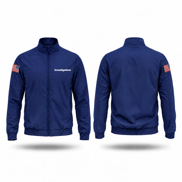 Windbreaker, Investigations, Police, Teamtime, Team time, sublimation, custom sports apparel, team uniforms, spirit wear, spiritwear, sports uniforms, custom shirts, team store, custom team store, fundraiser sports, apparel fundraiser