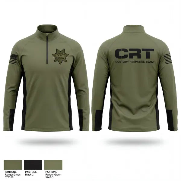 Quarter Zip Jacket, Solano County Sheriff CRT, Police, Teamtime, Team time, sublimation, custom sports apparel, team uniforms, spirit wear, spiritwear, sports uniforms, custom shirts, team store, custom team store, fundraiser sports, apparel fundraiser