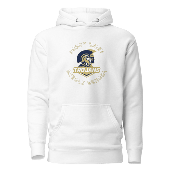 Unisex Hoodie - 1 - White