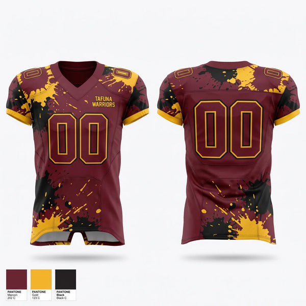 Football Jersey, TAFUNA WARRIORS, , Teamtime, Team time, sublimation, custom sports apparel, team uniforms, spirit wear, spiritwear, sports uniforms, custom shirts, team store, custom team store, fundraiser sports, apparel fundraiser