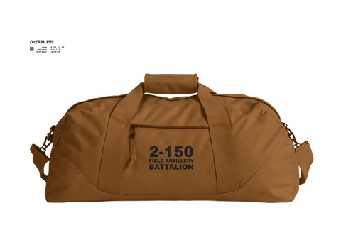 Duffle Bag, 2-150 Field Artillery Battalion, National Guard, Teamtime, Team time, sublimation, custom sports apparel, team uniforms, spirit wear, spiritwear, sports uniforms, custom shirts, team store, custom team store, fundraiser sports, apparel fundraiser