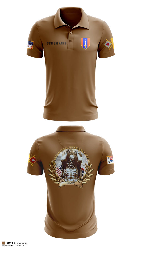 Short Sleeve Performance Polo, Alpha Company 304th ESB-E, Army, Teamtime, Team time, sublimation, custom sports apparel, team uniforms, spirit wear, spiritwear, sports uniforms, custom shirts, team store, custom team store, fundraiser sports, apparel fundraiser