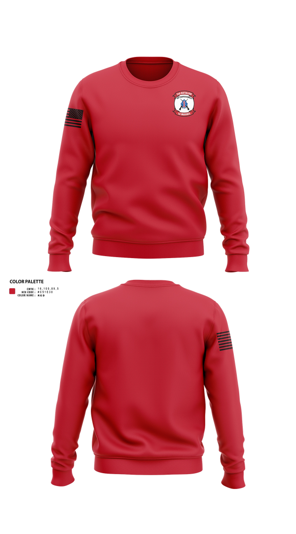 Crew Neck Sweatshirt, Wpns co 2/1 dragon plt, Marines, Teamtime, Team time, sublimation, custom sports apparel, team uniforms, spirit wear, spiritwear, sports uniforms, custom shirts, team store, custom team store, fundraiser sports, apparel fundraiser