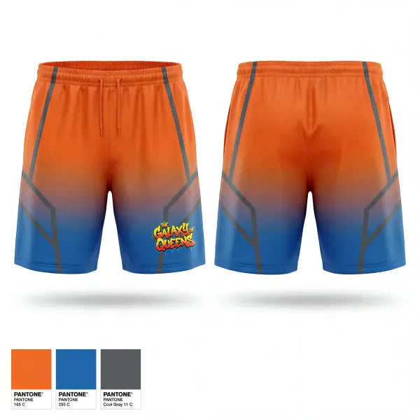 Athletic Shorts With Pockets, The Galaxy Of Queens, Men's Basketball, Teamtime, Team time, sublimation, custom sports apparel, team uniforms, spirit wear, spiritwear, sports uniforms, custom shirts, team store, custom team store, fundraiser sports, apparel fundraiser