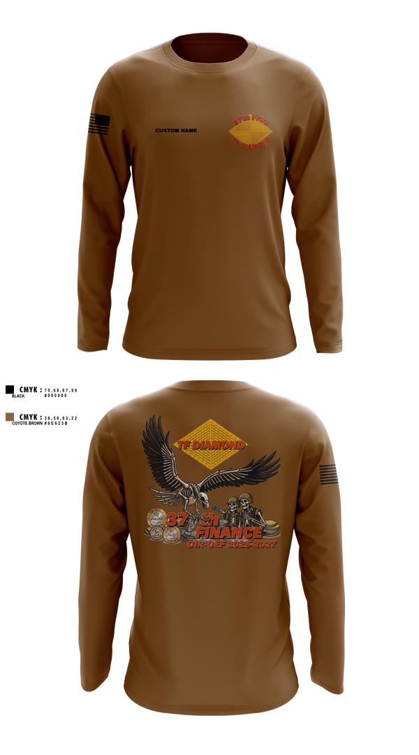Long Sleeve Performance Shirt, 37th FICO, Army, Teamtime, Team time, sublimation, custom sports apparel, team uniforms, spirit wear, spiritwear, sports uniforms, custom shirts, team store, custom team store, fundraiser sports, apparel fundraiser