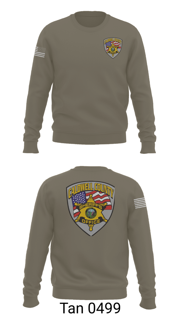 Crew Neck Sweatshirt, Caldwell County Sheriff's Office, , Teamtime, Team time, sublimation, custom sports apparel, team uniforms, spirit wear, spiritwear, sports uniforms, custom shirts, team store, custom team store, fundraiser sports, apparel fundraiser