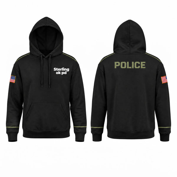 Hoodie, Sterling ok pd, Police, Teamtime, Team time, sublimation, custom sports apparel, team uniforms, spirit wear, spiritwear, sports uniforms, custom shirts, team store, custom team store, fundraiser sports, apparel fundraiser
