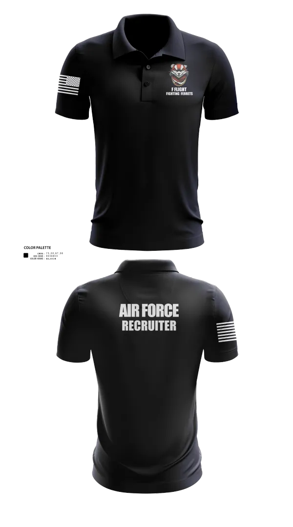 Short Sleeve Performance Polo, 336 RCS F Flight, , Teamtime, Team time, sublimation, custom sports apparel, team uniforms, spirit wear, spiritwear, sports uniforms, custom shirts, team store, custom team store, fundraiser sports, apparel fundraiser