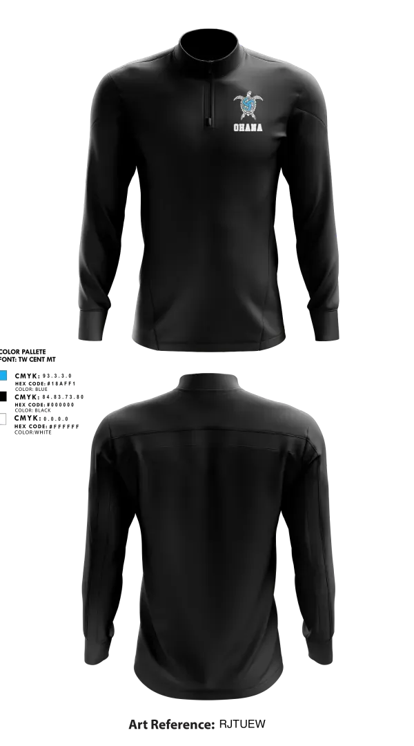 Quarter Zip Jacket, Ohana Volleyball, Women's Volleyball, Teamtime, Team time, sublimation, custom sports apparel, team uniforms, spirit wear, spiritwear, sports uniforms, custom shirts, team store, custom team store, fundraiser sports, apparel fundraiser
