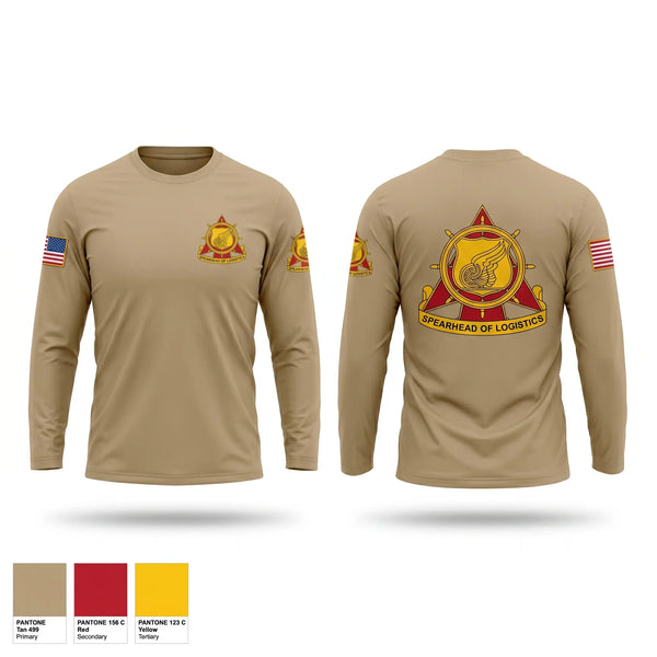 Long Sleeve Performance Shirt, 1229th Transportation Company, Army, Teamtime, Team time, sublimation, custom sports apparel, team uniforms, spirit wear, spiritwear, sports uniforms, custom shirts, team store, custom team store, fundraiser sports, apparel fundraiser