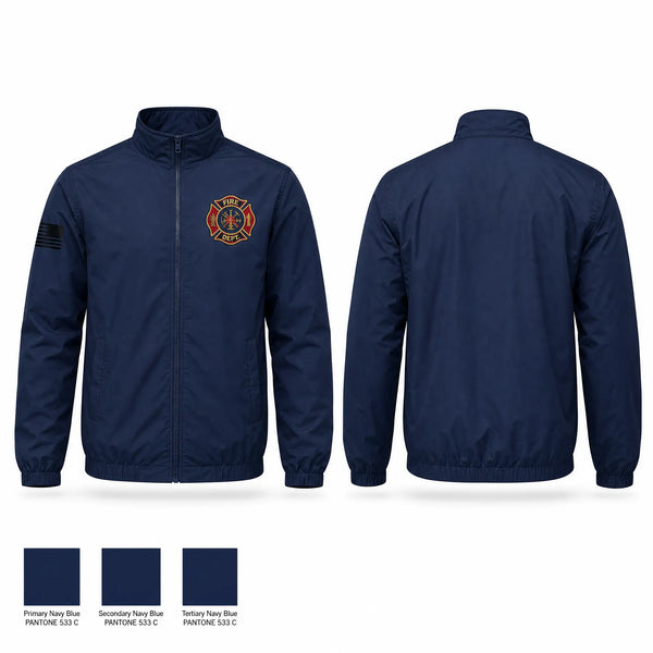 Windbreaker, Sheffield Village, Fire Department, Teamtime, Team time, sublimation, custom sports apparel, team uniforms, spirit wear, spiritwear, sports uniforms, custom shirts, team store, custom team store, fundraiser sports, apparel fundraiser