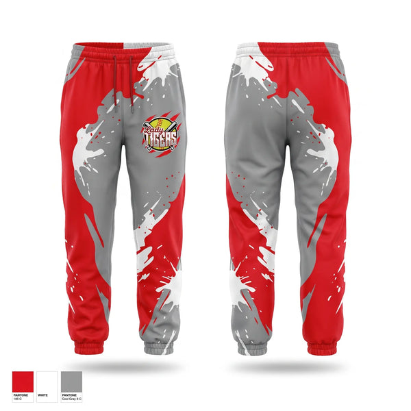 Sweatpants, Lady Tigers, Softball, Teamtime, Team time, sublimation, custom sports apparel, team uniforms, spirit wear, spiritwear, sports uniforms, custom shirts, team store, custom team store, fundraiser sports, apparel fundraiser