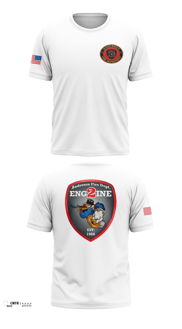 Short Sleeve Performance Shirt, Anderson City Fire, Fire Department, Teamtime, Team time, sublimation, custom sports apparel, team uniforms, spirit wear, spiritwear, sports uniforms, custom shirts, team store, custom team store, fundraiser sports, apparel fundraiser