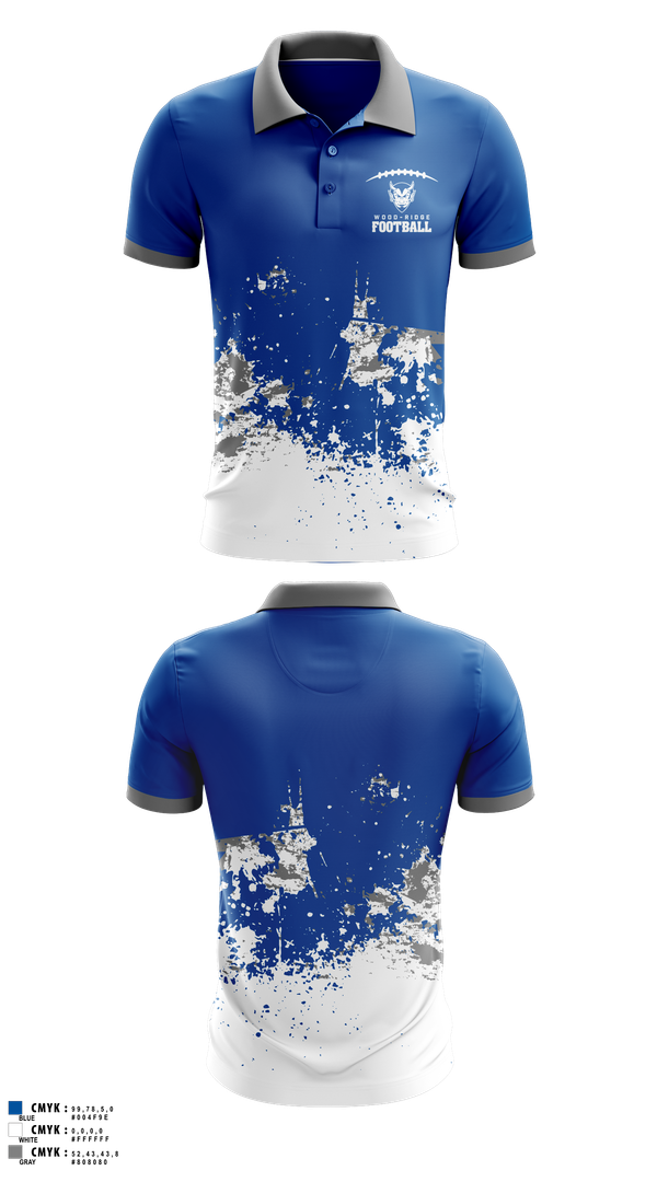 Short Sleeve Performance Polo, Wood-Ridge Football, , Teamtime, Team time, sublimation, custom sports apparel, team uniforms, spirit wear, spiritwear, sports uniforms, custom shirts, team store, custom team store, fundraiser sports, apparel fundraiser