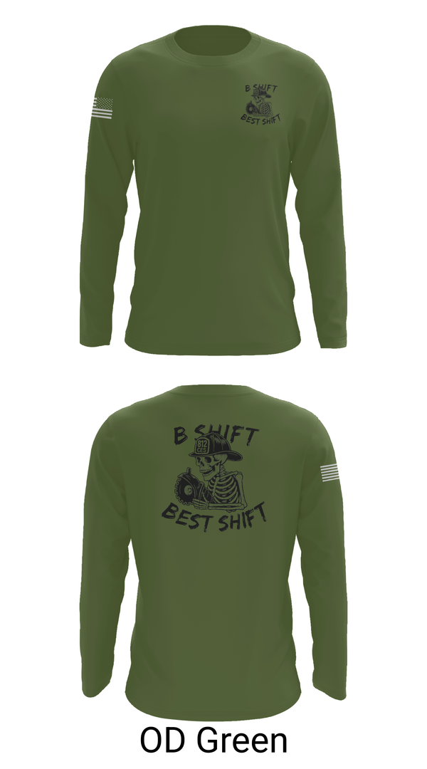 Long Sleeve Performance Shirt, 812 CES (B shift), Air Force, Teamtime, Team time, sublimation, custom sports apparel, team uniforms, spirit wear, spiritwear, sports uniforms, custom shirts, team store, custom team store, fundraiser sports, apparel fundraiser