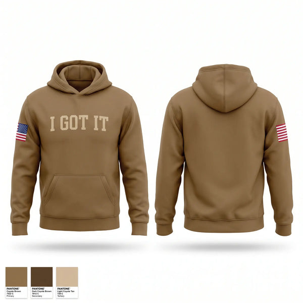Hoodie, I GOT IT, Army, Teamtime, Team time, sublimation, custom sports apparel, team uniforms, spirit wear, spiritwear, sports uniforms, custom shirts, team store, custom team store, fundraiser sports, apparel fundraiser