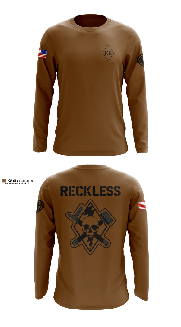 Long Sleeve Performance Shirt, 3rd Platoon Cco 2-37 AR, Army, Teamtime, Team time, sublimation, custom sports apparel, team uniforms, spirit wear, spiritwear, sports uniforms, custom shirts, team store, custom team store, fundraiser sports, apparel fundraiser
